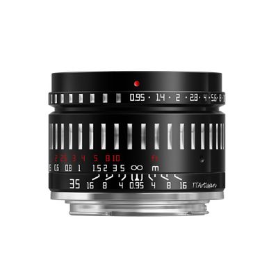 TTArtisan C 35mm F/0.95 Fujifilm X Black + Silver