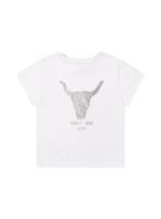 Kids Knitted Bull T-Shirt Soft White