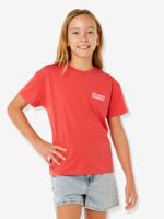 T-shirt met korte mouwen voor meisjes rood