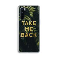 Take me back: OnePlus Nord Transparant Hoesje