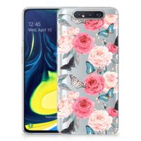Samsung Galaxy A80 | TPU Case | Butterfly Roses