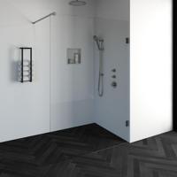 BRAUER Void inloopdouche helder glas 140x200 incl. glascoating PVD RVS-kleurig geborsteld GS-VOI1H140200NG