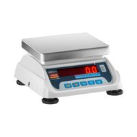 Tafelweegschaal - gekalibreerd - 1,5 kg / 0,5 g - 3 kg / 1 g - 17 x 22 cm - LED