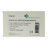 Thuis-diagnose Drugtest urine 10 soorten drugs 1 Stuks