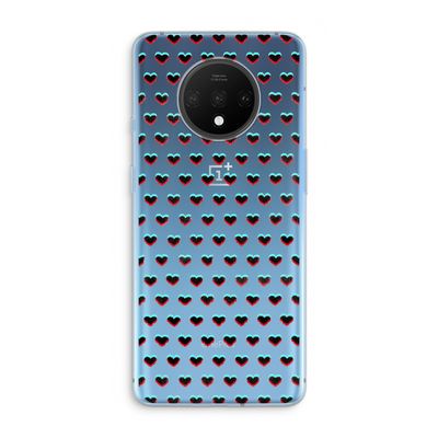 Hartjes: OnePlus 7T Transparant Hoesje