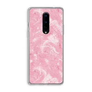 Abstract Painting Pink: OnePlus 8 Transparant Hoesje