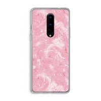 Abstract Painting Pink: OnePlus 8 Transparant Hoesje