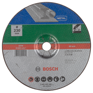 Bosch Accessoires Afbraamschijf gebogen, metaal | 230 X6 Gebogen - 2609256339