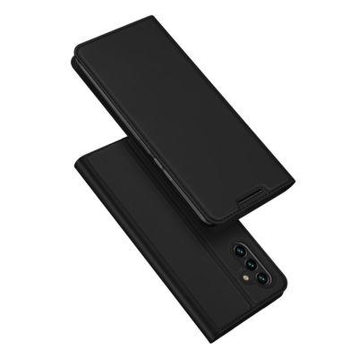 Dux Ducis - Samsung Galaxy A04s - Slim bookcase hoesje - Zwart