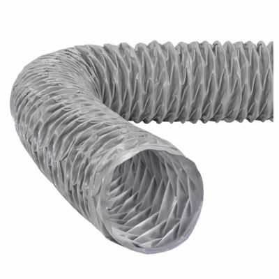 Ventilatieslang grijs 100mm lengte 10 meter VP super vinyl doekslang Panflex