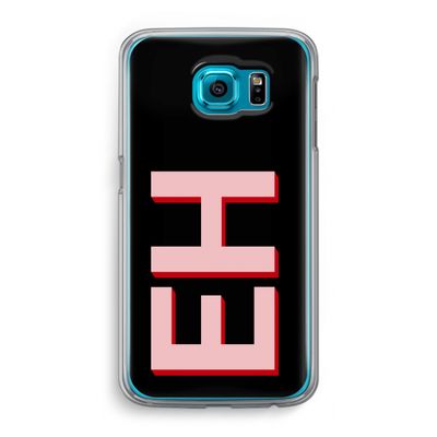 Monogram: Samsung Galaxy S6 Transparant Hoesje