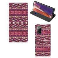 Samsung Galaxy Note20 | Hoesje met Magneet | Aztec Paars