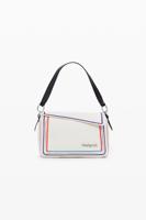 Handtas met meerlijnige rits - WHITE - U