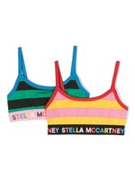 Stella McCartney Kids lot de brassières à design color block - Jaune