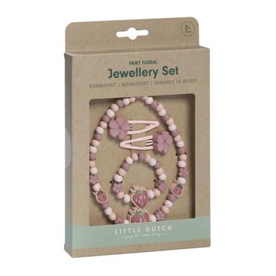 Little Dutch houten juwelenset aardbei, 4dlg.
