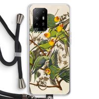 Carolinaparkiet: Oppo A95 5G Transparant Hoesje met koord