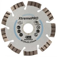 Diamantzaagblad 115mm Universeel XtremePro Mandrex