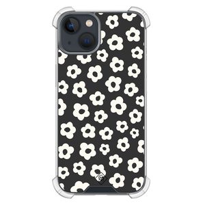 iPhone 13 mini shockproof hoesje - Retro bloempjes