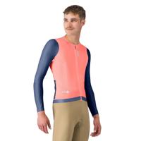 Castelli corretto ls jersey brilliant pink/ belgian blue-w heren