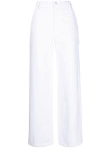 MOTHER mid-rise straight-leg jeans - Blanc