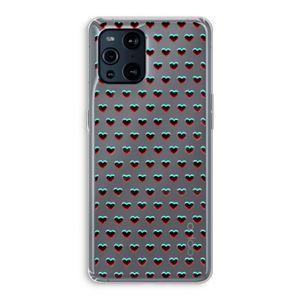 Hartjes: Oppo Find X3 Transparant Hoesje