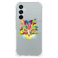 Samsung Galaxy A54 Stevig | Bumper Hoesje | Cat Color