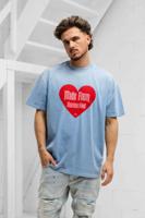 Fearless Blood Hart T-Shirt Heren Blauw - Maat XS - Kleur: Blauw | Soccerfanshop