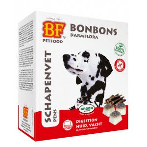 BF Petfood Schapenvet Maxi Bonbons met pens 4 + 1 gratis
