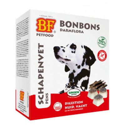 BF Petfood Schapenvet Maxi Bonbons met pens 3 verpakkingen