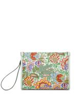 ETRO pochette médium à fleurs en jacquard - Vert