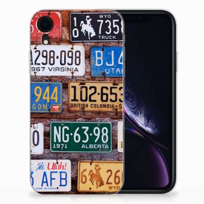 Apple iPhone Xr | Siliconen hoesje | met foto Kentekenplaten