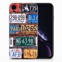 Apple iPhone Xr | Siliconen hoesje | met foto Kentekenplaten