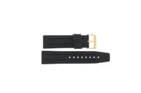 Horlogeband Tommy Hilfiger 679301156 / 1790702 / 1156 / TH-106-1-34-0900 Rubber Zwart 24mm