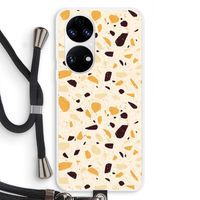 Terrazzo N°13: Huawei P50 Transparant Hoesje met koord