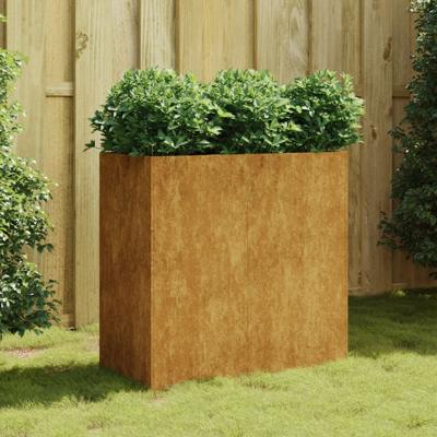 VidaXL Plantenbak 80x40x80 cm cortenstaal
