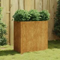 VidaXL Plantenbak 80x40x80 cm cortenstaal
