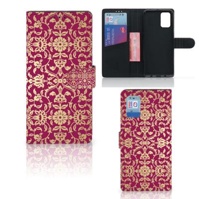 Wallet Case Samsung Galaxy A02s | M02s Barok Pink