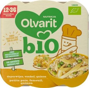 Olvarit Doperwten venkel quinoa 12M209 bio (230 gr)