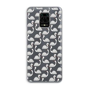 Zwanen: Xiaomi Redmi Note 9 Pro Transparant Hoesje
