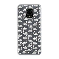 Zwanen: Xiaomi Redmi Note 9 Pro Transparant Hoesje