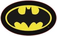 Batman sierkussen Zwart/geel - 38 X 24 Cm - thumbnail