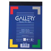 Gallery notitieblok, ft A6, gelijnd, blok van 100 vel