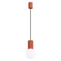 Hanglamp HALO 1 rood ochra