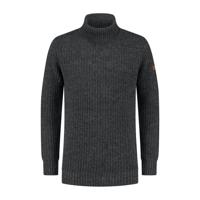Travelin&apos; Men - Col hals - Donker antraciet - Maat M