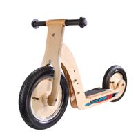 Eureka Acrobat houten stepbike, 2in1