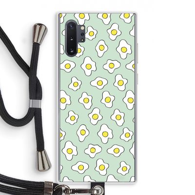 Spiegeleitjes: Samsung Galaxy Note 10 Plus Transparant Hoesje met koord