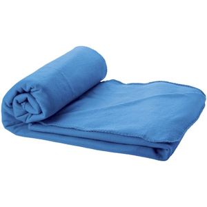 Fleece deken zee blauw 150 x 120 cm