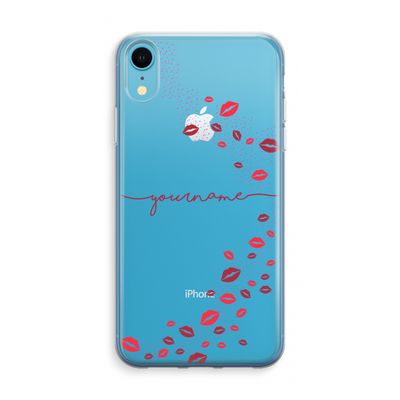 Kusjes: iPhone XR Transparant Hoesje