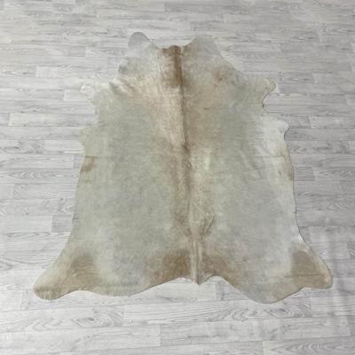 Koeienhuid beige wit 195x160cm S