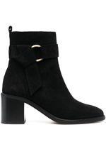 Tila March bottines Lea 80 mm en daim - Noir